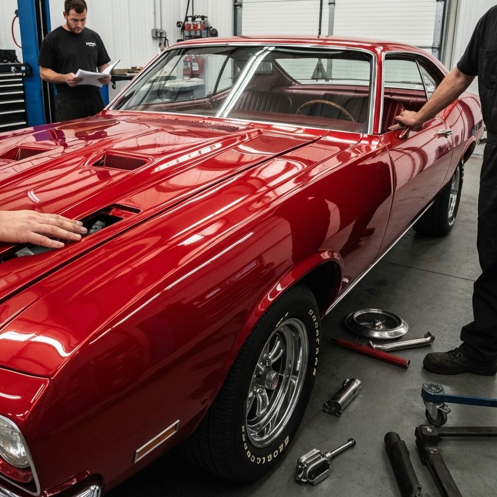 Classic car restoration